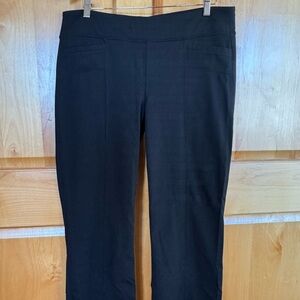 Athleta Stretchy Bootcut Pant. Front & Back Pockets. Size XL, Black. Never worn!
